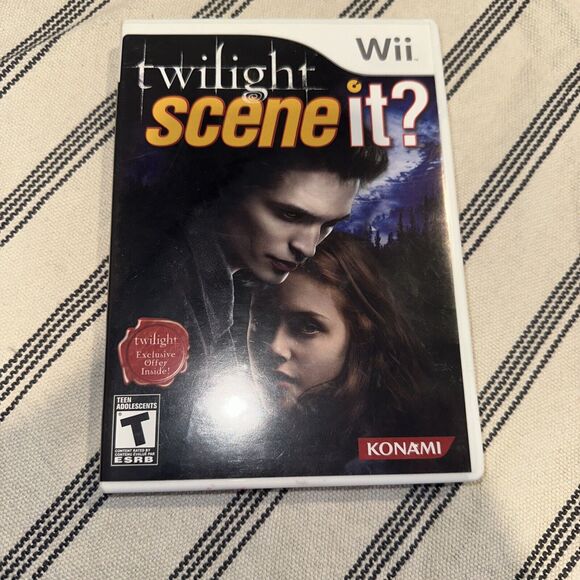 Scene It Twilight (Nintendo Wii, 2009) Manual - Tested and Works - Picture 1 of 3